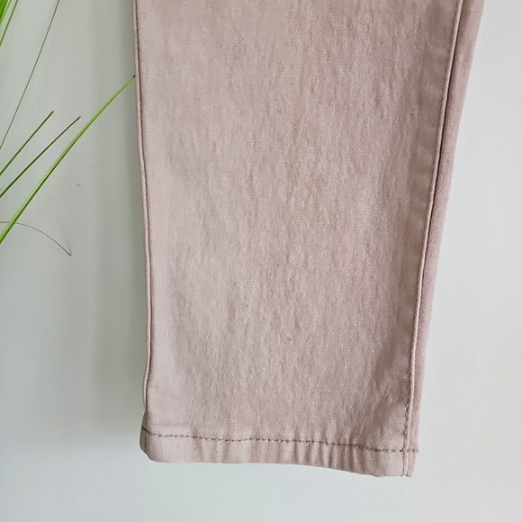 80's 90's DG2 by Diane Gilman, Beautiful Vintage Pull On Beige Jeans , Size M - Picture 9 of 16